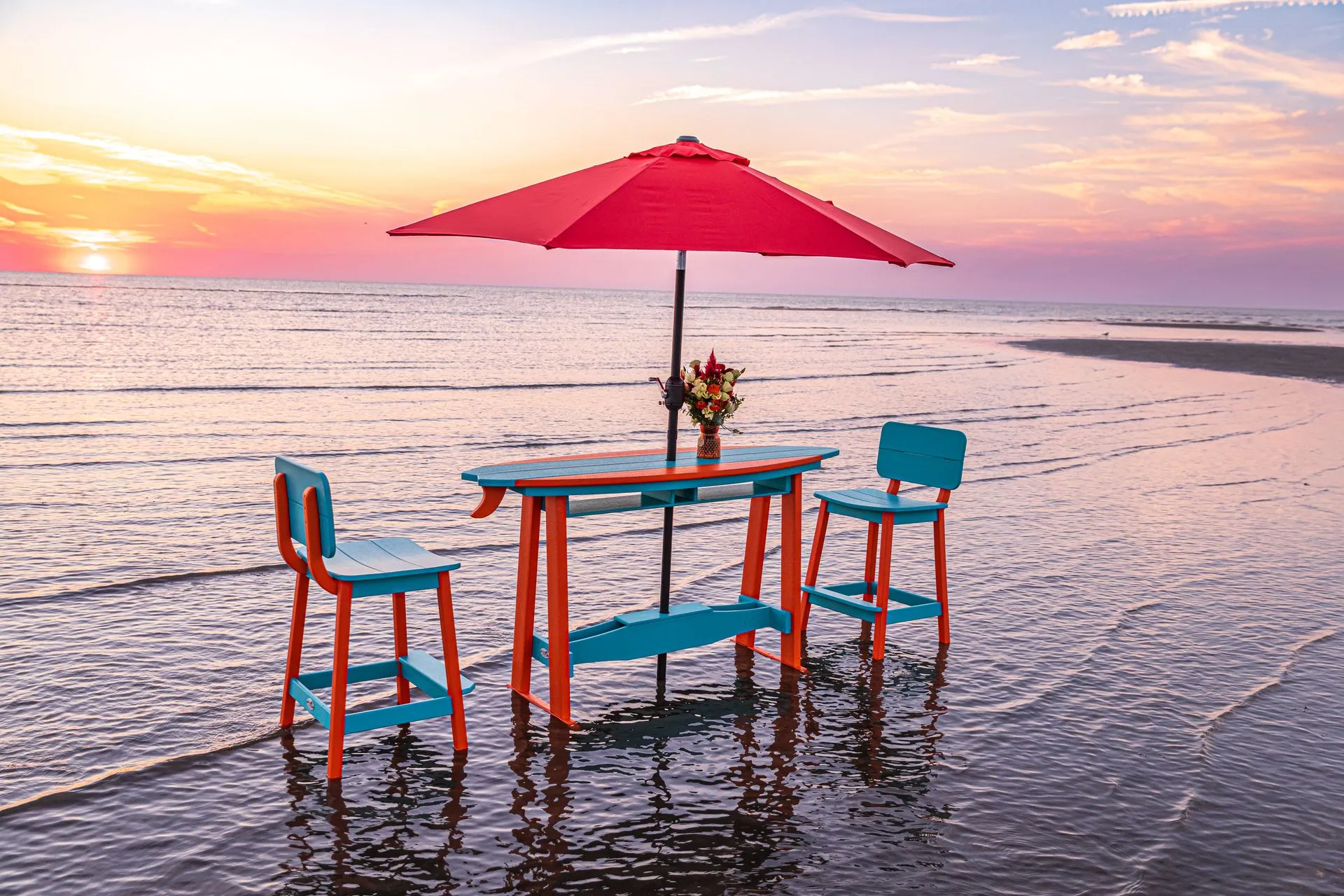 Beaver Dam furniture at the beach